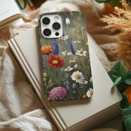 Wildblume Telefongehäuse, Botanisches Geschenk für Case-Mate iPhone Hülle