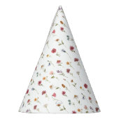 Wildblume Thema Geburtstag Party Wild One Partyhütchen (Links)