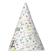 Wildblume Thema Geburtstag Party Wild One Partyhütchen (Rechts)