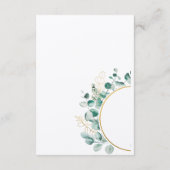 Wildblume Thema Junge 2. Geburtstag Einladungskart Begleitkarte (Rückseite)