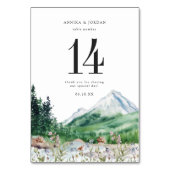 Wildblume | TISCHNUMMER (Vorderseite)