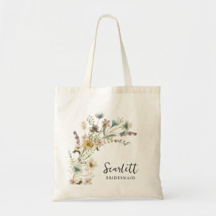 Wildblume Tote Bag Tragetasche