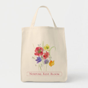 Wildblume Tragetasche