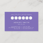 Wildblume Treuekarte (Rückseite)