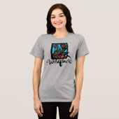 Wildblume Tri-Blend Shirt (Vorderseite voll)