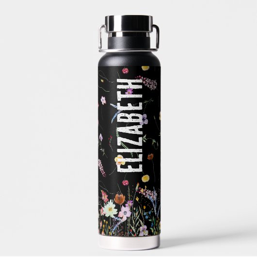 Wildblume Trinkflasche (Rückseite)