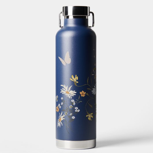 Wildblume Trinkflasche (Vorderseite)