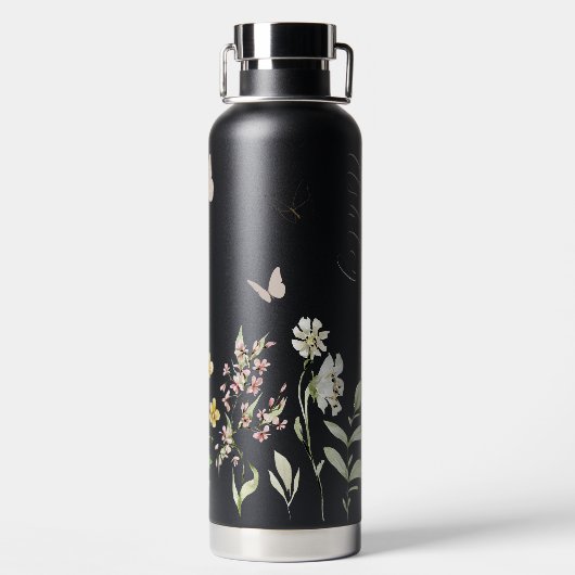 Wildblume Trinkflasche (Rückseite)