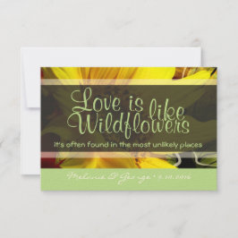 Wildblume UAWG RSVP Karte