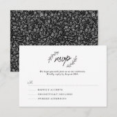 Wildblume UAWG RSVP Karte (Vorne/Hinten)