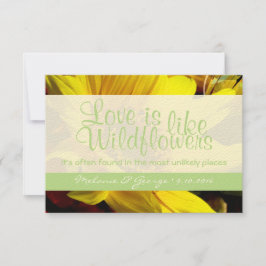 Wildblume UAWG RSVP Karte