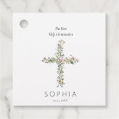 Wildblume über die Erste Heilige Kommune Geschenkanhänger (Vorderseite)