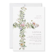 Wildblume überquert Taufe Christening