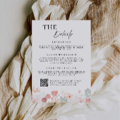 Wildblume-Umschließungskarte - Vorlage für Details