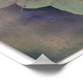 Wildblume und Biene Poster (Ecke)