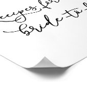 Wildblume und Buzzing Bienen Rezepte Signatur Poster (Ecke)