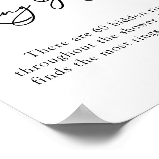 Wildblume und das Buzzing Bees Ring Hunt Sign Poster (Ecke)