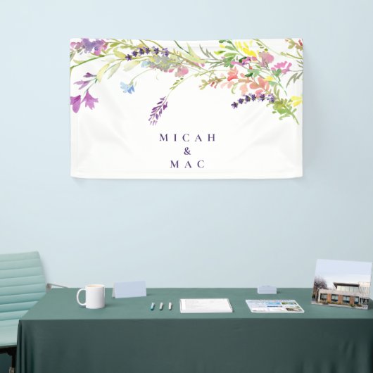 Wildblume und Lavendel Banner (Messeveranstaltung)