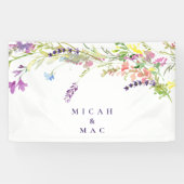 Wildblume und Lavendel Banner (Horizontal)