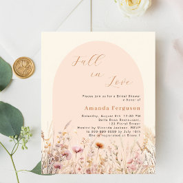 Wildblume und Rückgang Liebe Brautparty