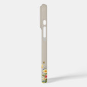 Wildblume und Schmetterling Case-Mate iPhone Hülle (Rückseite / Links)