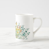 Wildblume und Schmetterlinge Porzellantasse (Rechts)