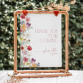 Wildblume und Schmetterlinge Vielen Dank für Ihr K Sockelschild