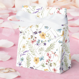 Wildblume und Schmetterlingsmuster Geschenkschachtel