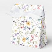 Wildblume und Schmetterlingsmuster Geschenkschachtel (Vorderseite)