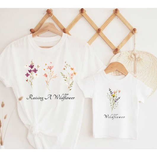 Wildblume und Wildblume steigern Baby T-shirt
