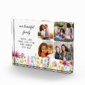 Wildblume Unsere Familiennamen und 4 Fotos (Rechts)