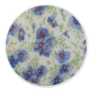 Wildblume-Veilchen-Keramik-Griff Keramikknauf