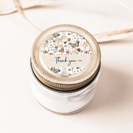 Wildblume Vielen Dank, Ihr Sticker