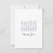 Wildblume Vielen Dank Karten (Vorderseite)