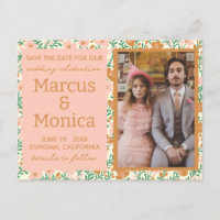 Wildblume Vines Custom Foto Save the Date