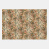 Wildblume Vintag, altes Geschenkpapier floral Set (Vorderseite 3)