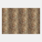 Wildblume Vintag, altes Geschenkpapier floral Set (Vorderseite)