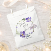 Wildblume Violet Babydusche Geschenktütchen (Ausgeschnitten)