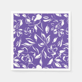 Wildblume Violet Babydusche Serviette