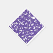 Wildblume Violet Babydusche Serviette (Ecke)