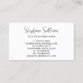 Wildblume Visitenkarte (Rückseite)