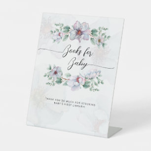 Wildblume von Aquarellbüchern Sockelschild