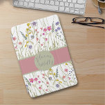 Wildblume von Aquarellen Bloom Willy iPad Mini Hülle<br><div class="desc">Eine lustige und fröhliche Aquarell Wildblume Blumendesign. Dieses Design ist mädchenhaft und weist Rose Rosa und Salbei sowie die Frühlingsbotanicals auf. Der Text ist anpassbar!</div>