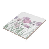 Wildblume von Aquarellen Fliese (Seite)