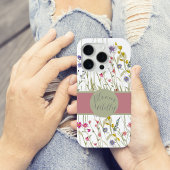 Wildblume von Aquarellen Rose und Sage Bloom Willy Case-Mate iPhone Hülle