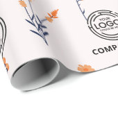 Wildblume von Blumenfirmen Geschenkpapier (Rolleneckpunkt)