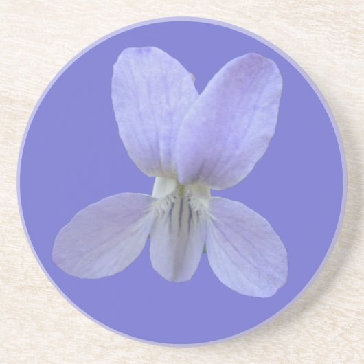 Wildblume von Violetten Getränkeuntersetzer (Vorne)