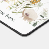 Wildblume von Wasserfarben Anemone Benutzerdefinie Schreibtischunterlage (Ecke)