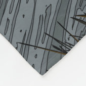 Wildblume Vulkanberg Fleecedecke (Ecke)