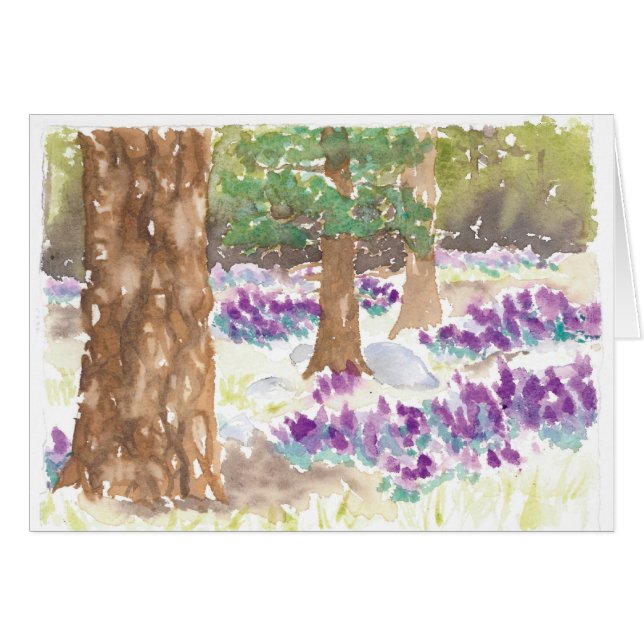 Wildblume-Wald (Vorderseite (Horizontal))